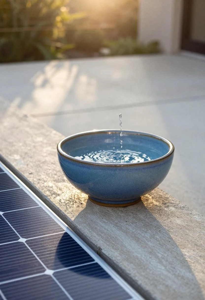 DIY Solar Water Fountains to Transform Your Outdoor Space