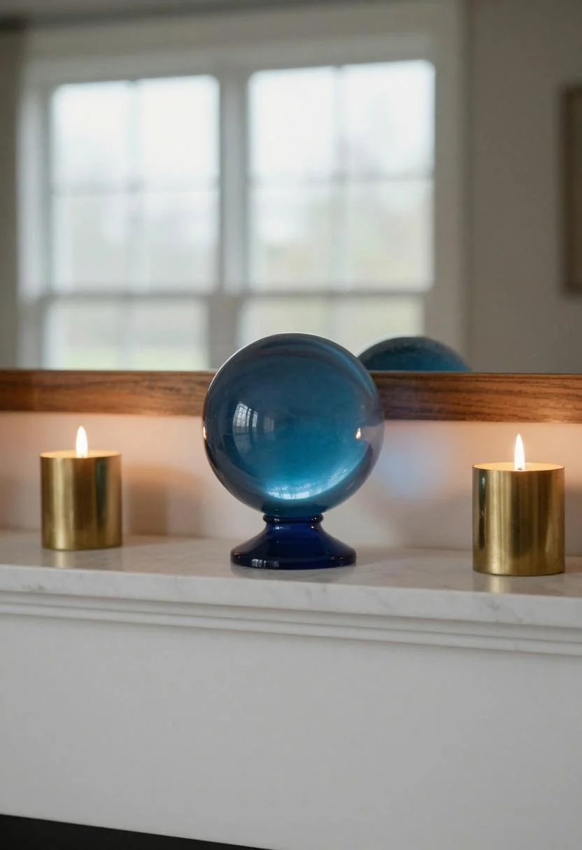 Plum velvet floor cushions around a rattan votive candle tray in a bohemian living room
